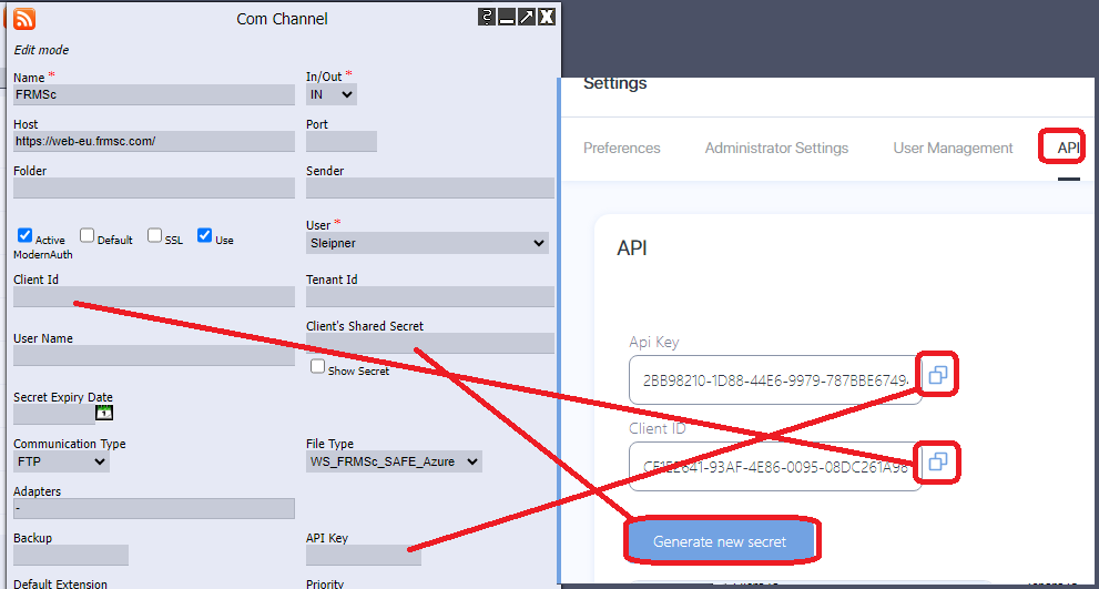 Integration with Navblue N-OC